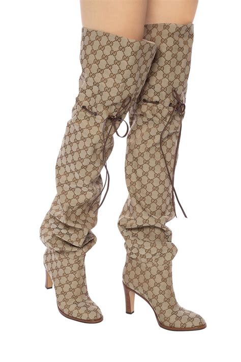 cheap thigh high gucci boots|gucci knee high boots price.